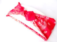 Mon bandeau bandana rouge